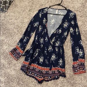 Long sleeve romper